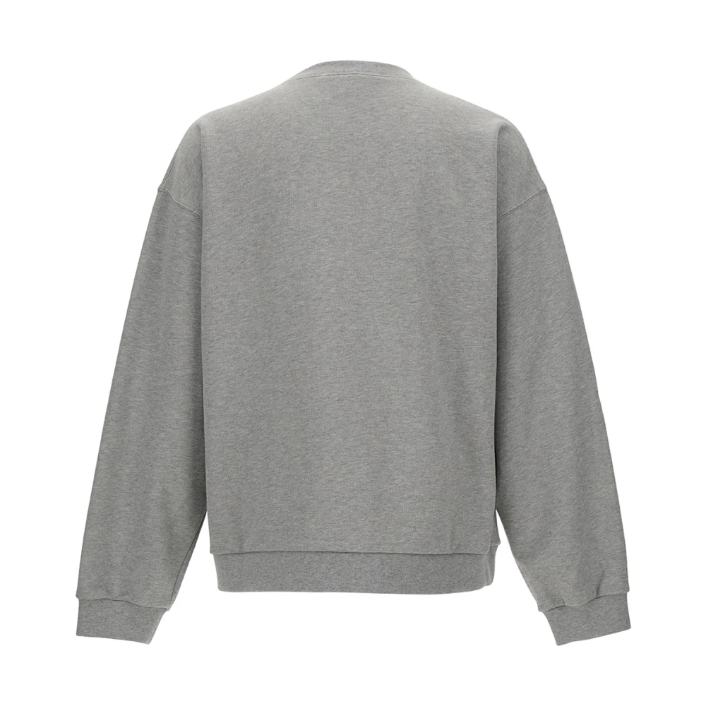 Gucci Grijze Crewneck Sweatshirt Double G Print Gray Heren