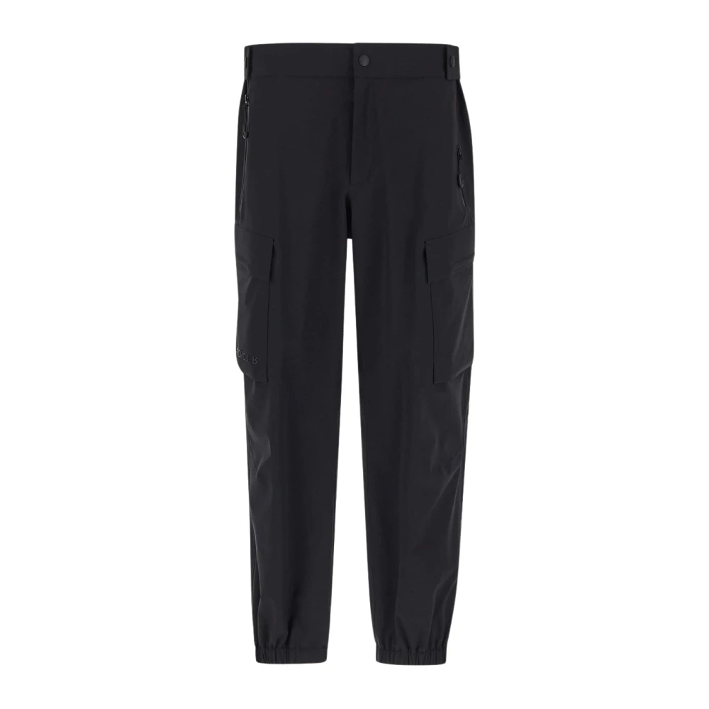 Moncler Nylon Cargo Broek Black Heren