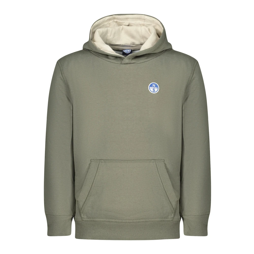 North Sails Boys Green Kids Sweatshirts, 10 Y, Zip-Up Sweatshirt