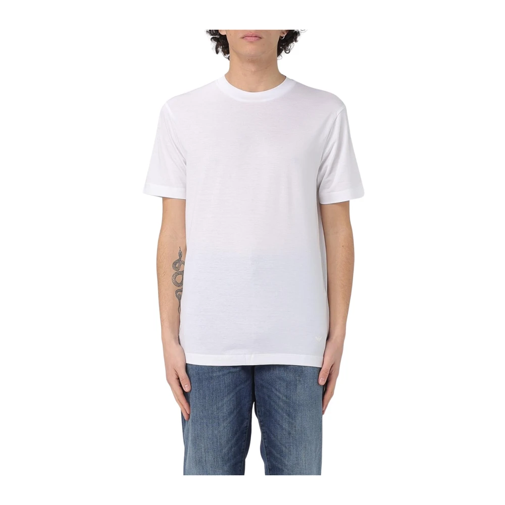 Emporio Armani Witte T-shirts en Polos White Heren