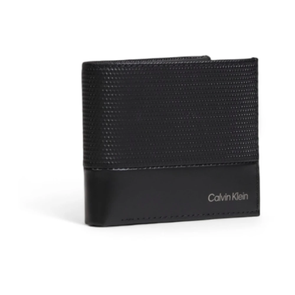 Calvin Klein Heren Portemonnee Bifold met Muntvak Black Heren