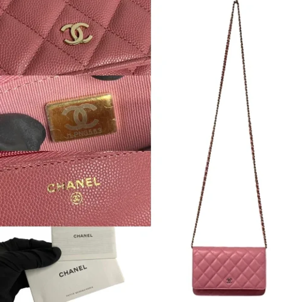 Chanel Vintage Pre-owned Fabric chanel-bags Pink Dames