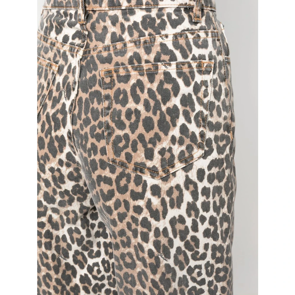 Ganni Multicolor Jeans voor Vrouwen Ss25 Multicolor Dames