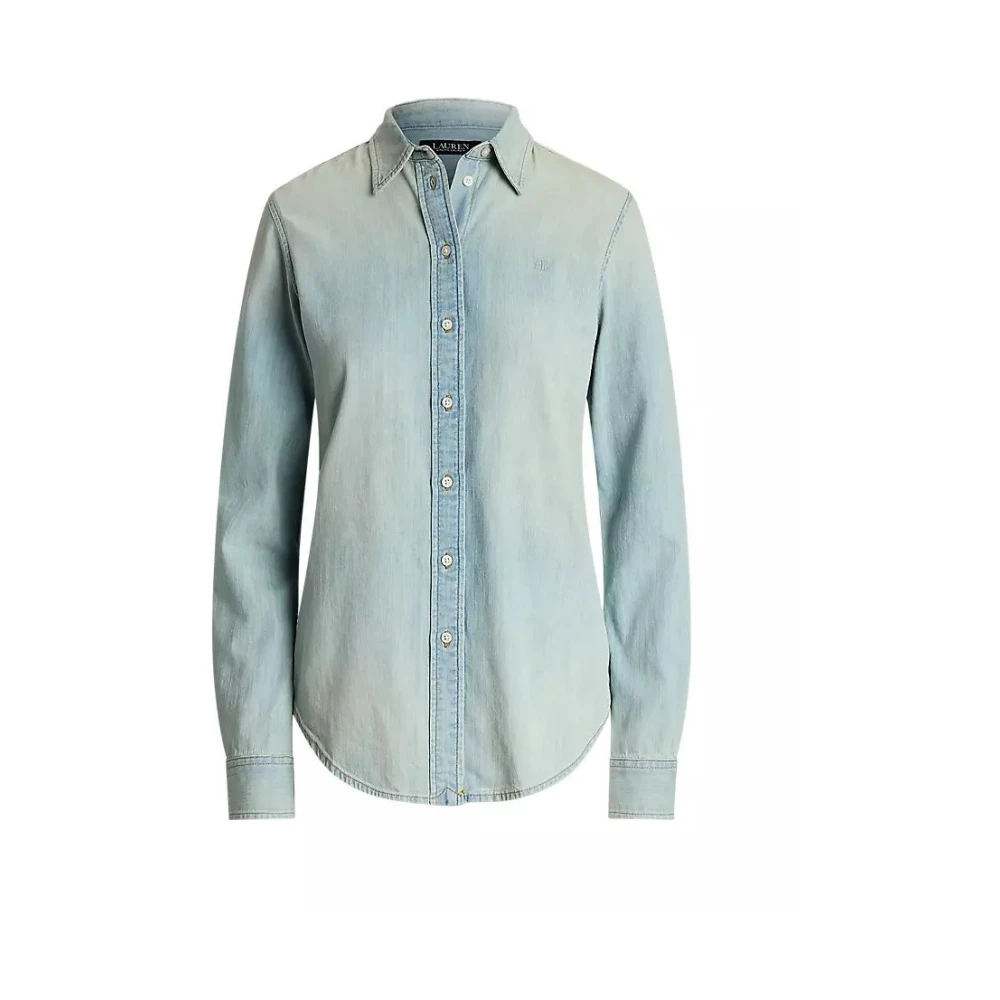 Ralph Lauren Donna Blu Camicette L, New,