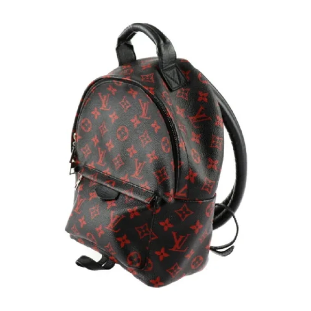 Louis Vuitton Vintage Pre-owned Canvas backpacks Black Dames