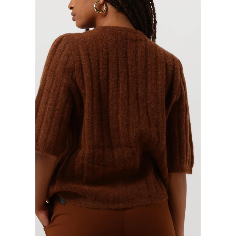 Gestuz Dames Truien & Vesten Alpha Tee Brown Dames