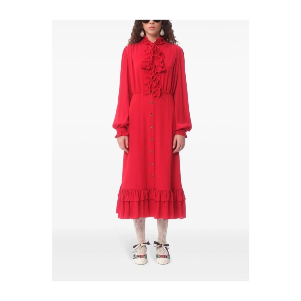 Valentino Garavani Elegante Jurken Collectie Red Dames
