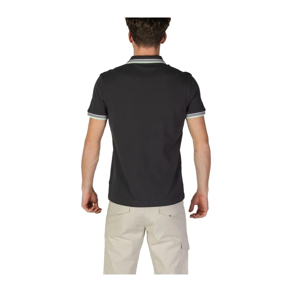 Hugo Boss Katoenen Polo Shirt Korte Mouw Heren Gray Heren
