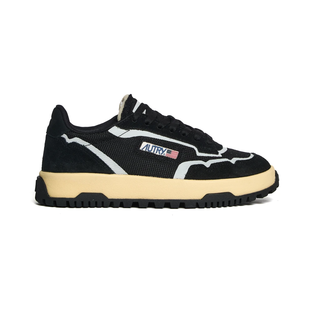 Autry Women's Black Sneakers,, Trainers Stylish Comfortable Size 5 Uk