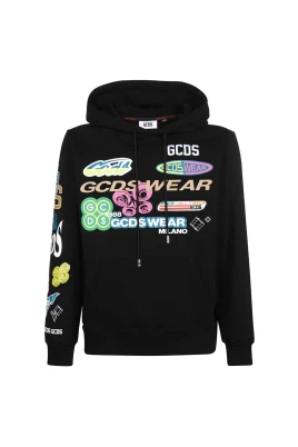 Logo Print Bomull Hoodie