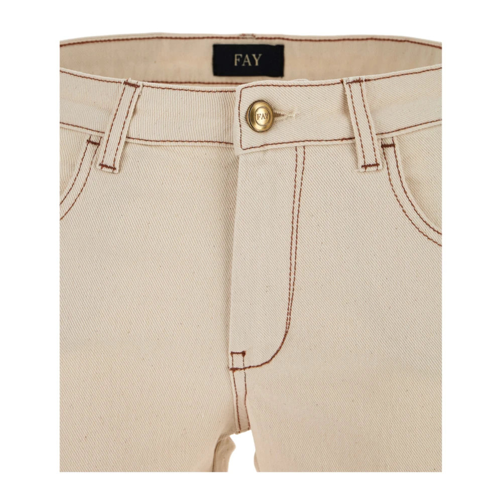 Fay Beige Broek Beige Dames