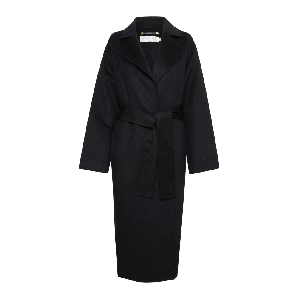 InWear Lange Gewatteerde Jas Black Dames