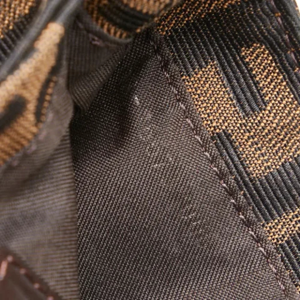 Fendi Vintage Pre-owned Canvas handbags Brown Dames