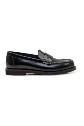 Slät Läder Loafer
