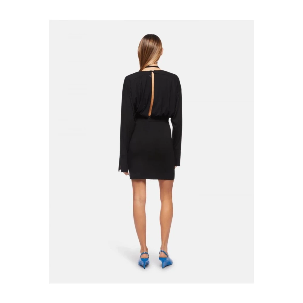 Dondup Zijde Blend Mode Top Black Dames