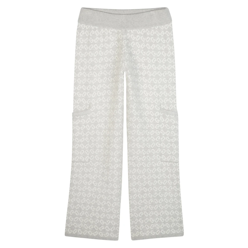 Givenchy Women's Gray 4G Logo Knitted Trousers