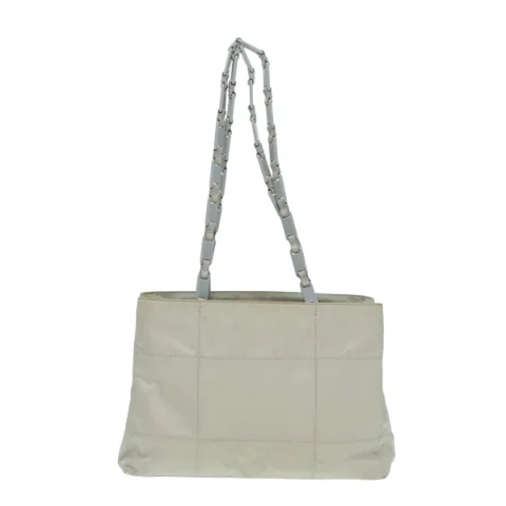 Prada Vintage Pre-owned Canvas prada-bags Gray Dames