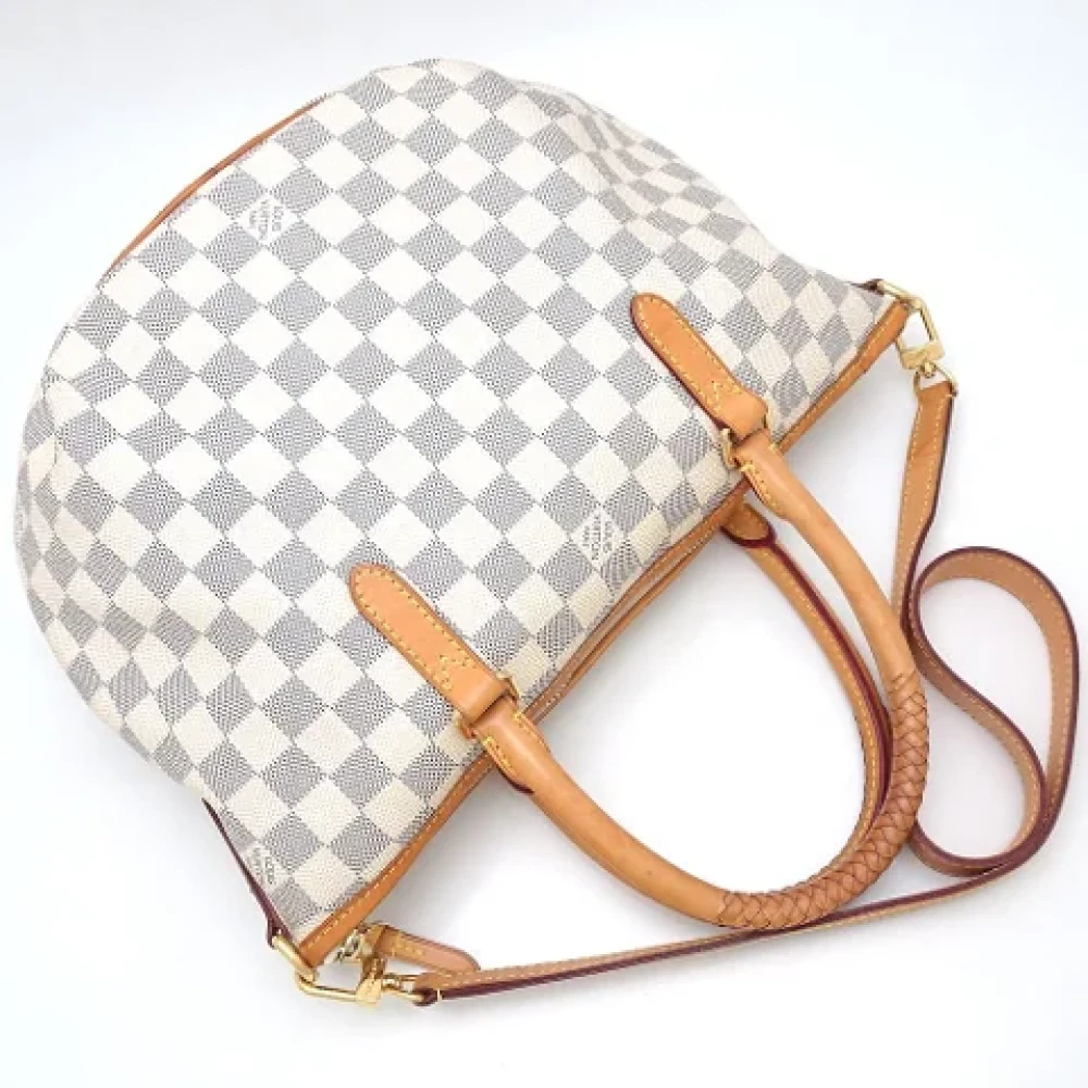 Louis Vuitton Vintage Pre-owned Canvas handbags White Dames