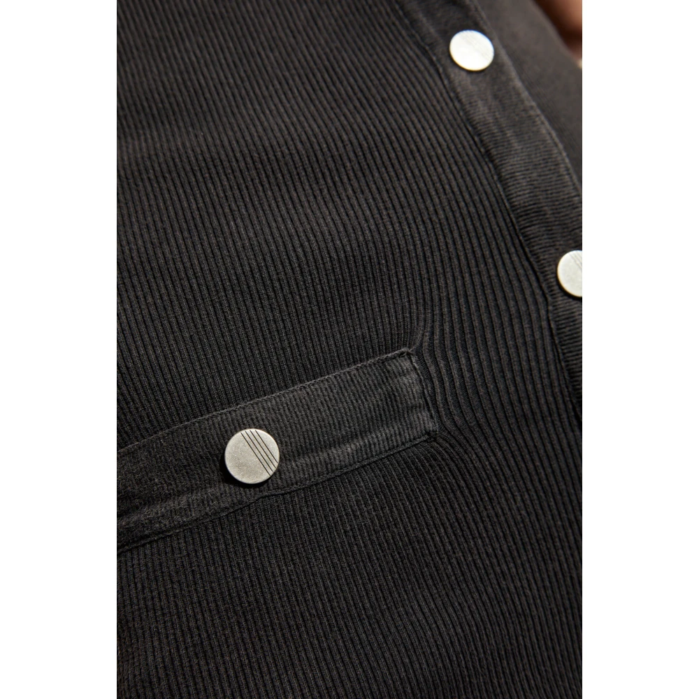 The Attico Geribbelde broek Gray Dames