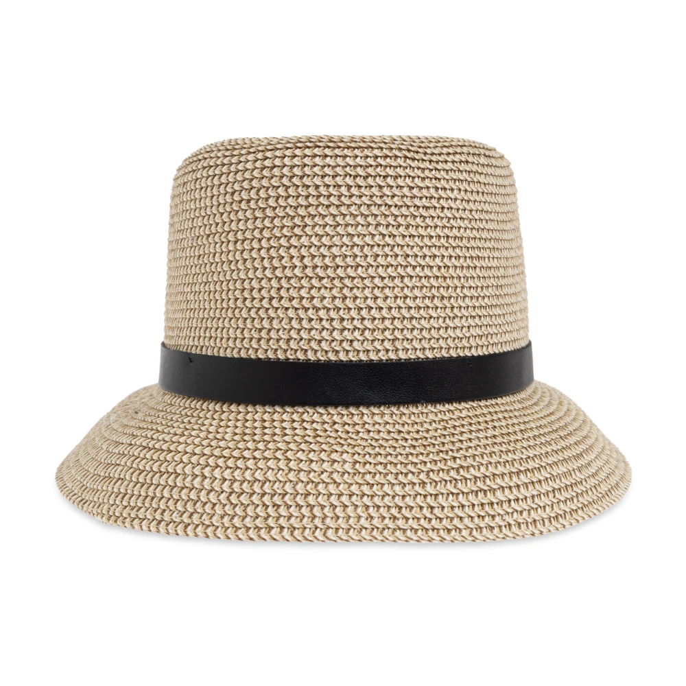 Moschino Hoed met logo Beige Unisex