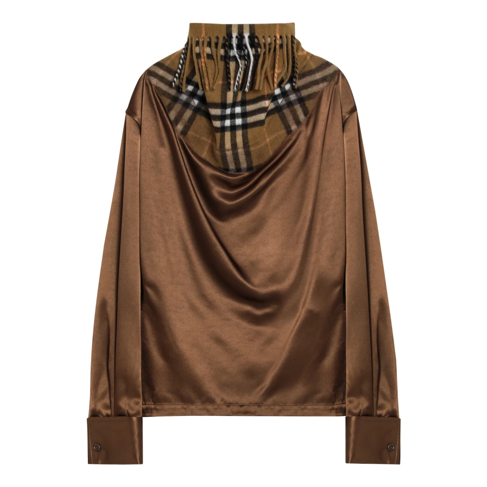 Burberry Ronde hals T-shirt Brown Dames