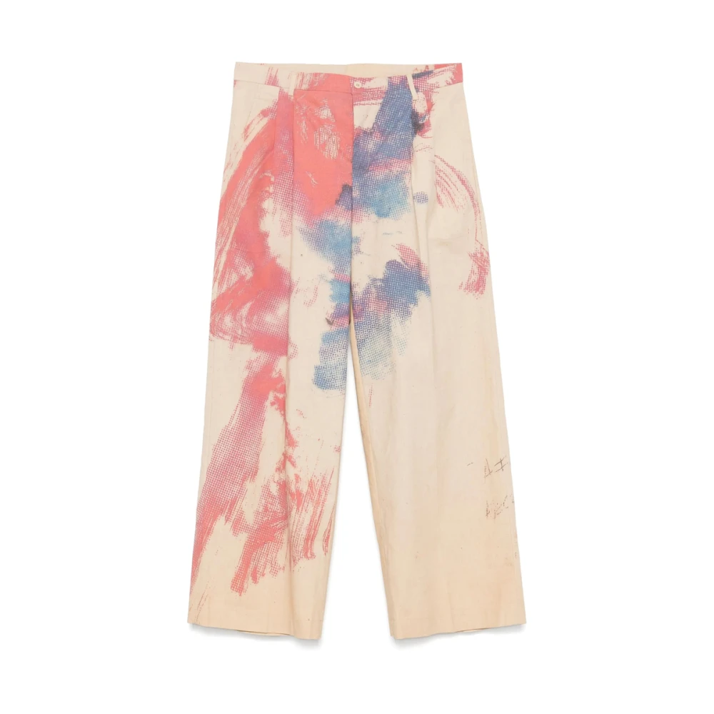 KidSuper Studios Beige Kinderbroek met Zakken Multicolor Heren