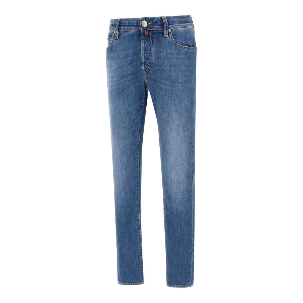 Tramarossa Blauwe Denim 5-Pocket Jeans Blue Heren