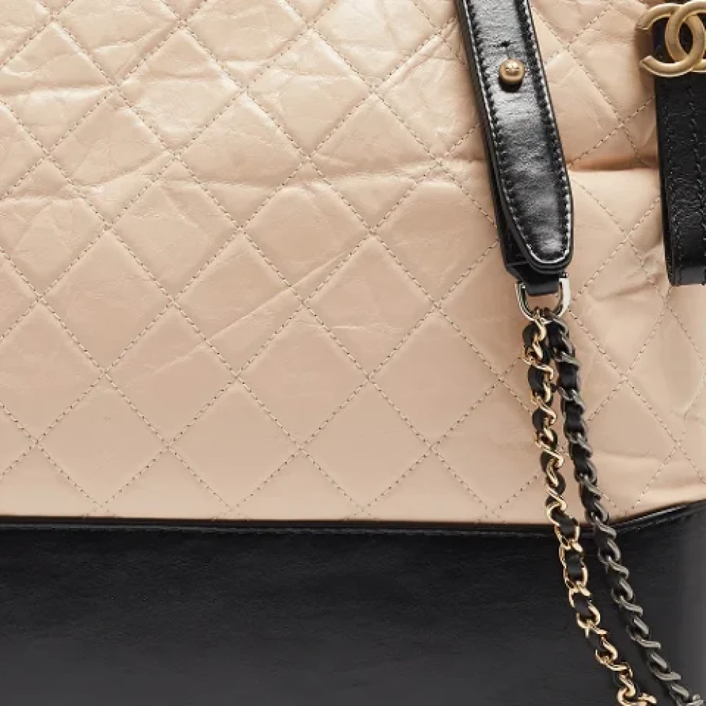 Chanel Vintage Pre-owned Leather shoulder-bags Black Dames