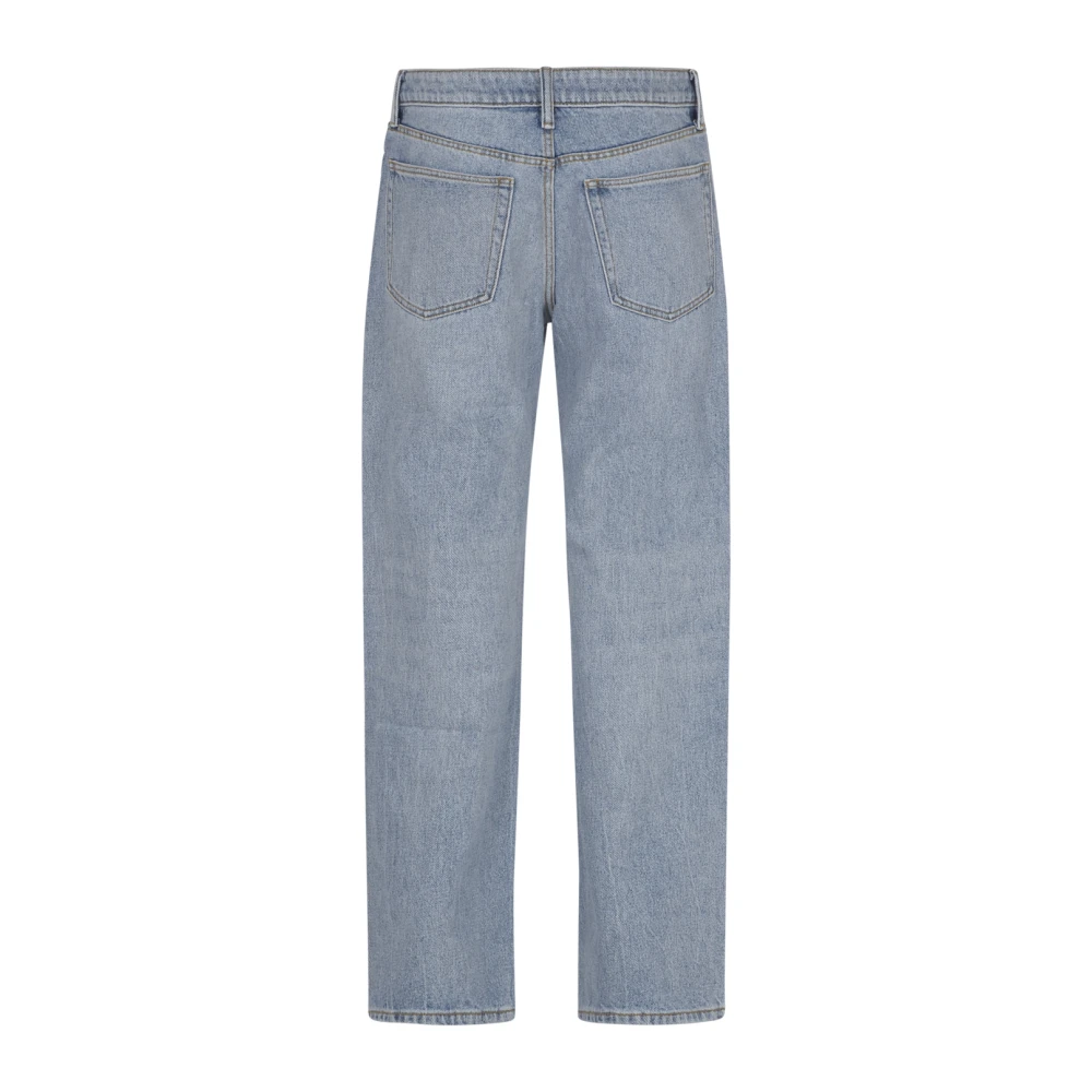 alexander wang Relaxed Jean met Diamante Charme Blue Dames