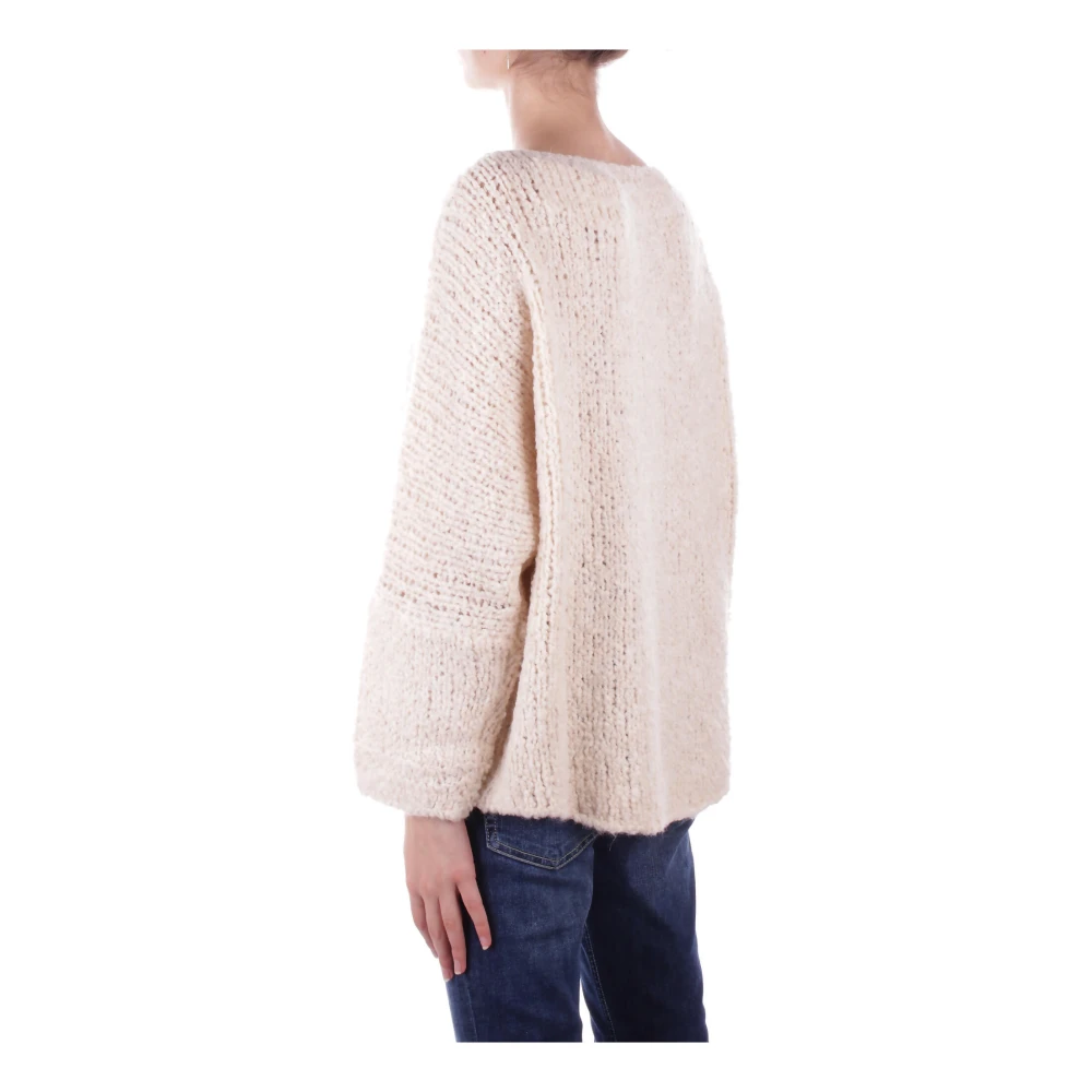 H2O Geborduurde Trui Room Beige Dames