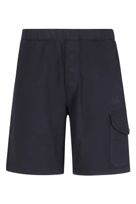 Diagonal Raised Fleece Cargo Sweatshorts