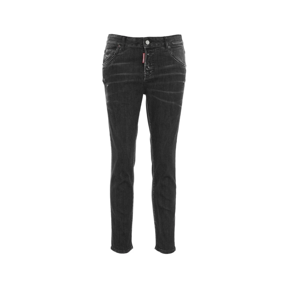 Dsquared2 Svarta Jeans för Kvinnor Black, Dam