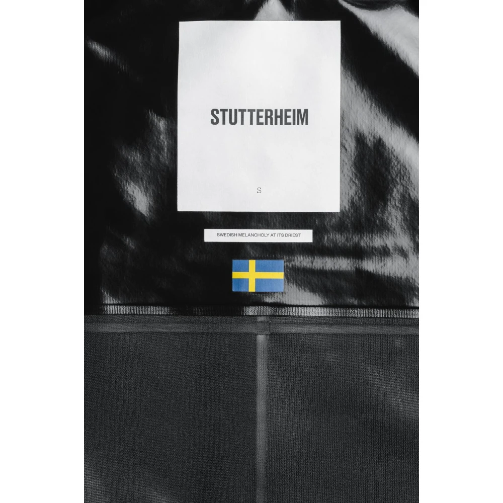 Stutterheim Waterdicht Overshirt voor Mannen Black Heren