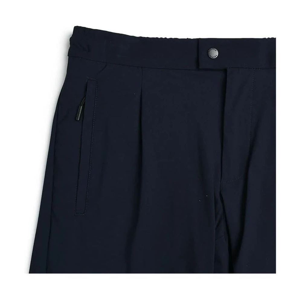 People of Shibuya Blauwe Stretch Nylon Koord Shorts Blue Heren