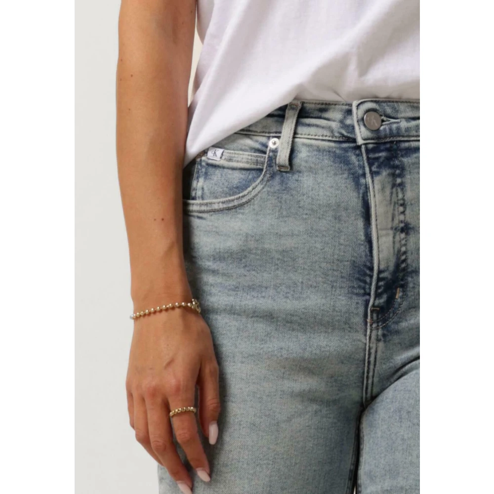 Calvin Klein High Rise Skinny Jeans Blue Dames