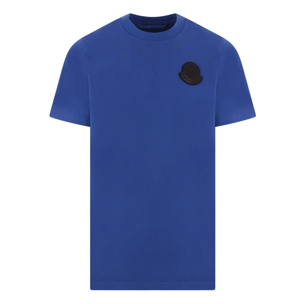 Moncler T-Shirts Blue Heren
