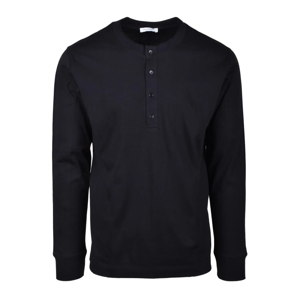 Paolo Pecora Katoenen T-shirt Black Heren