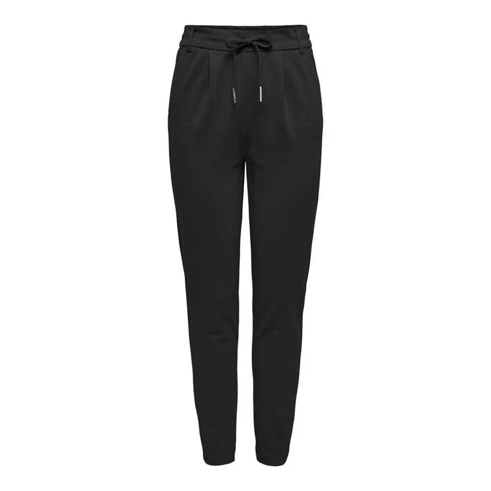 Only Reis Pull-Up Broek in Zwart Black Dames