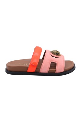 Pantoufles à Talons Hauts Kurt Geiger - Taille UK 6 - Rouge - Occasion