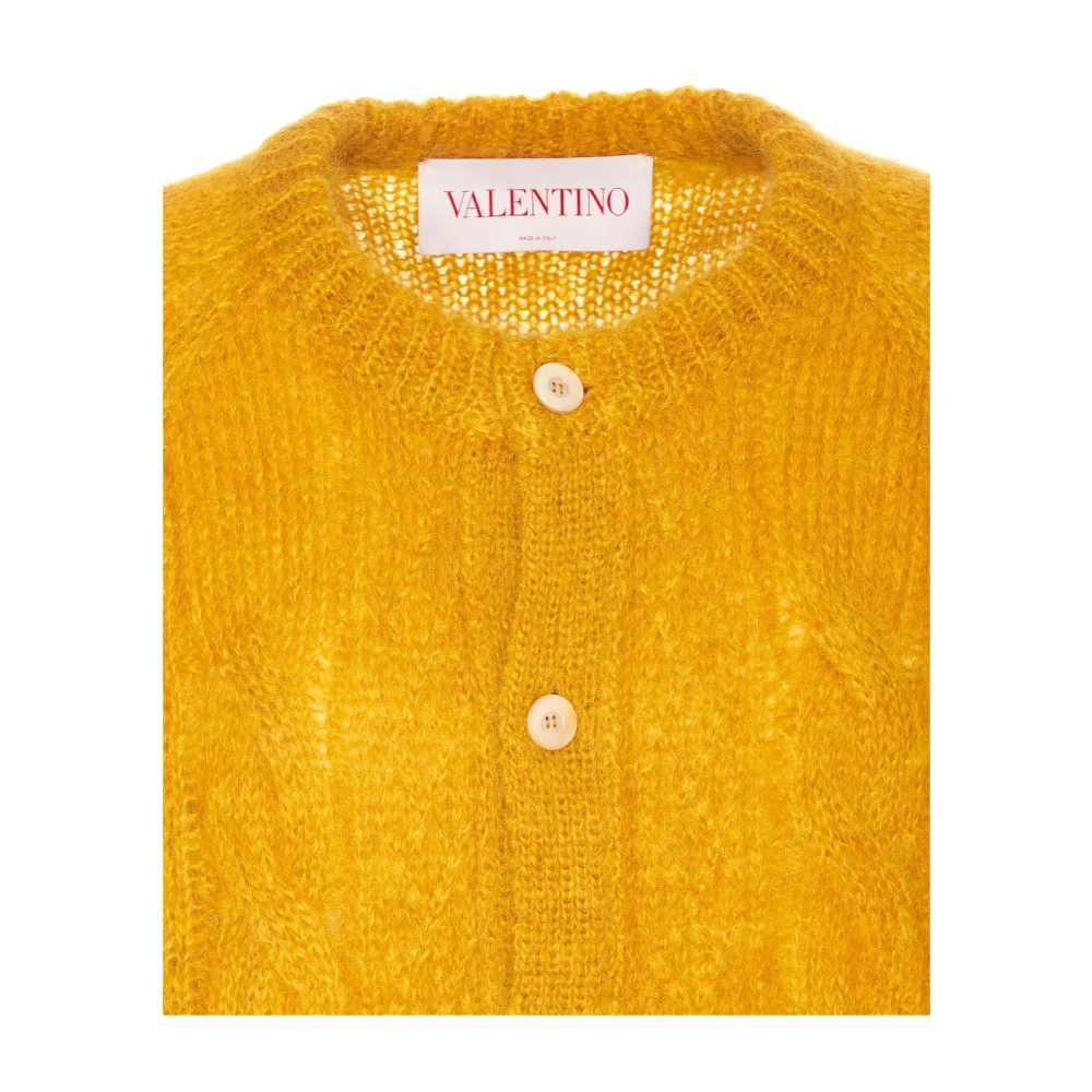 Valentino Oranje trui met knoopsluiting Orange Heren