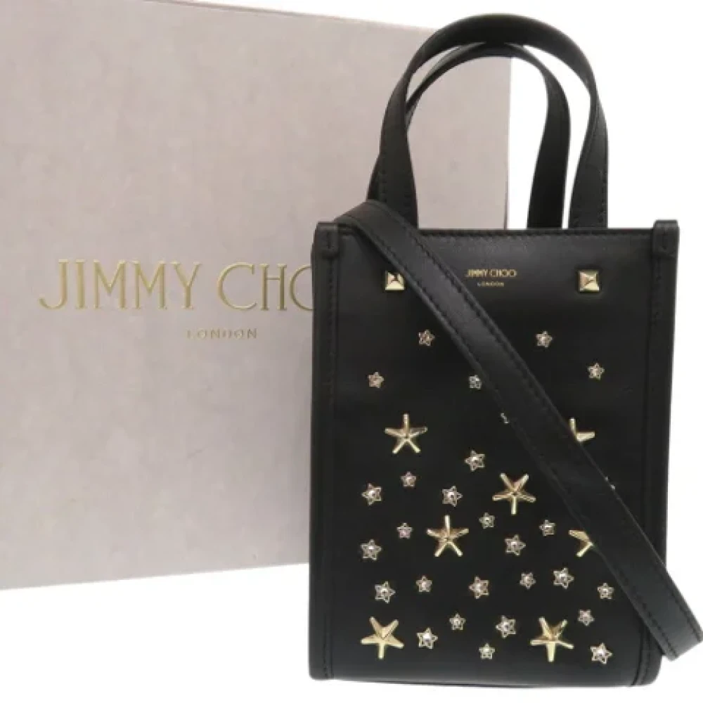 Jimmy Choo Pre-owned Leather handbags Black Dames