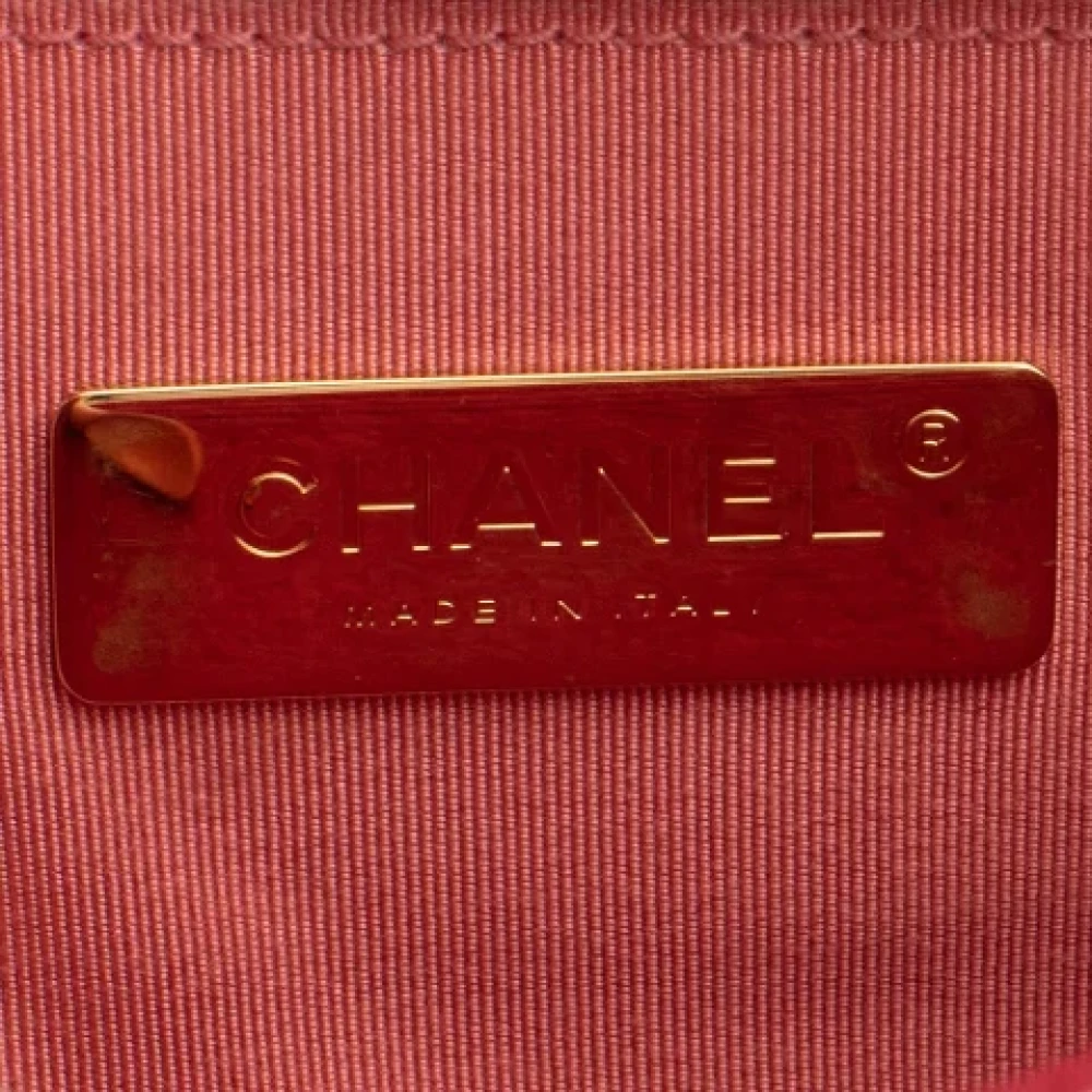 Chanel Vintage Pre-owned Fabric chanel-bags Pink Dames