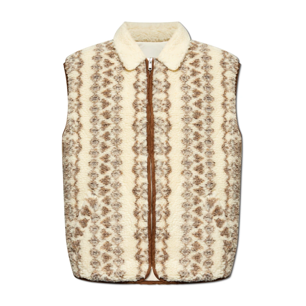 Isabel marant Vest met Kraag Beige Heren