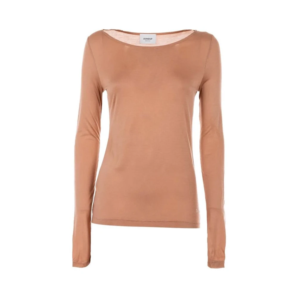 Dondup Elegant Nude Sweater Brown Dames