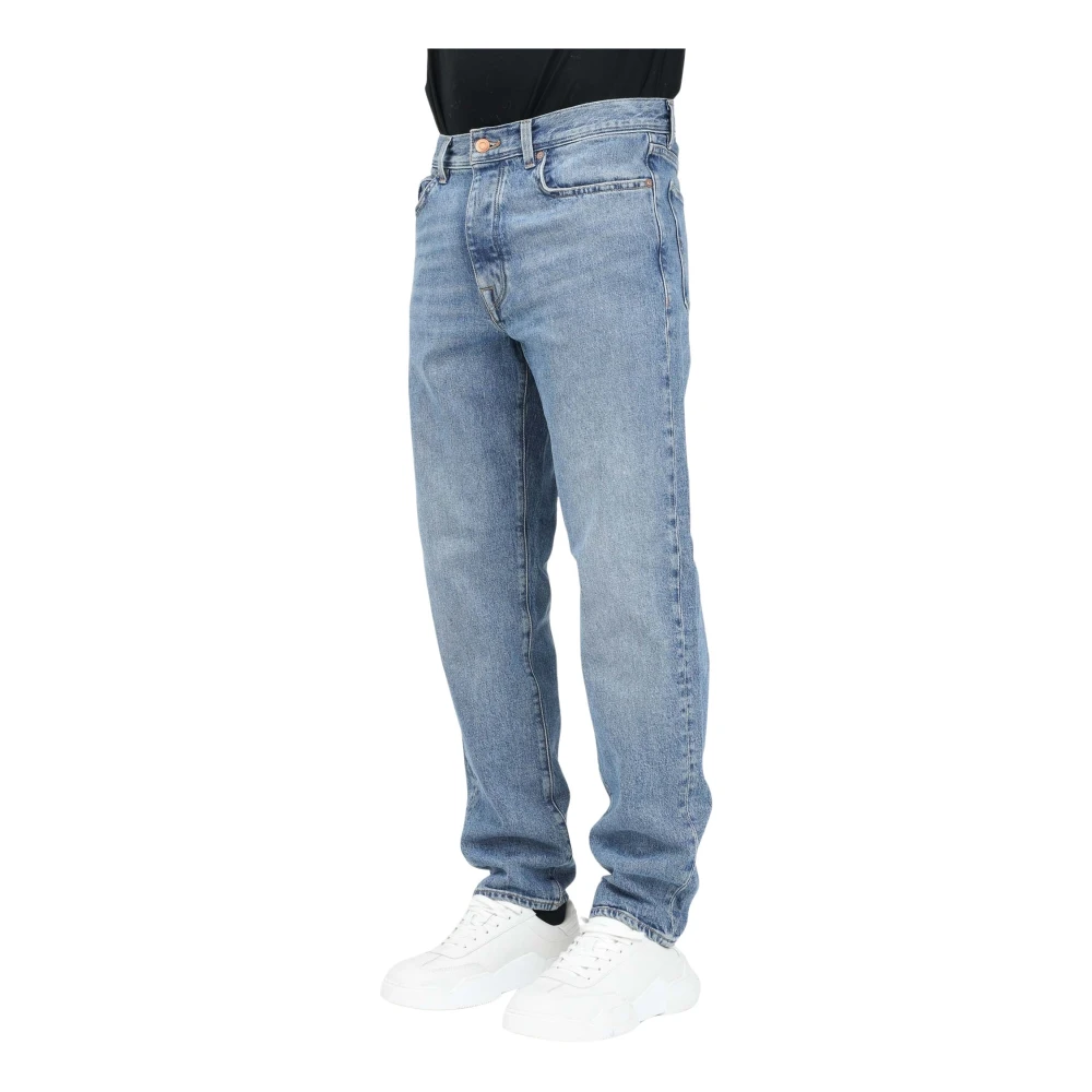 Selected Homme Relaxed Fit Blauwe Denim Jeans Blue Heren