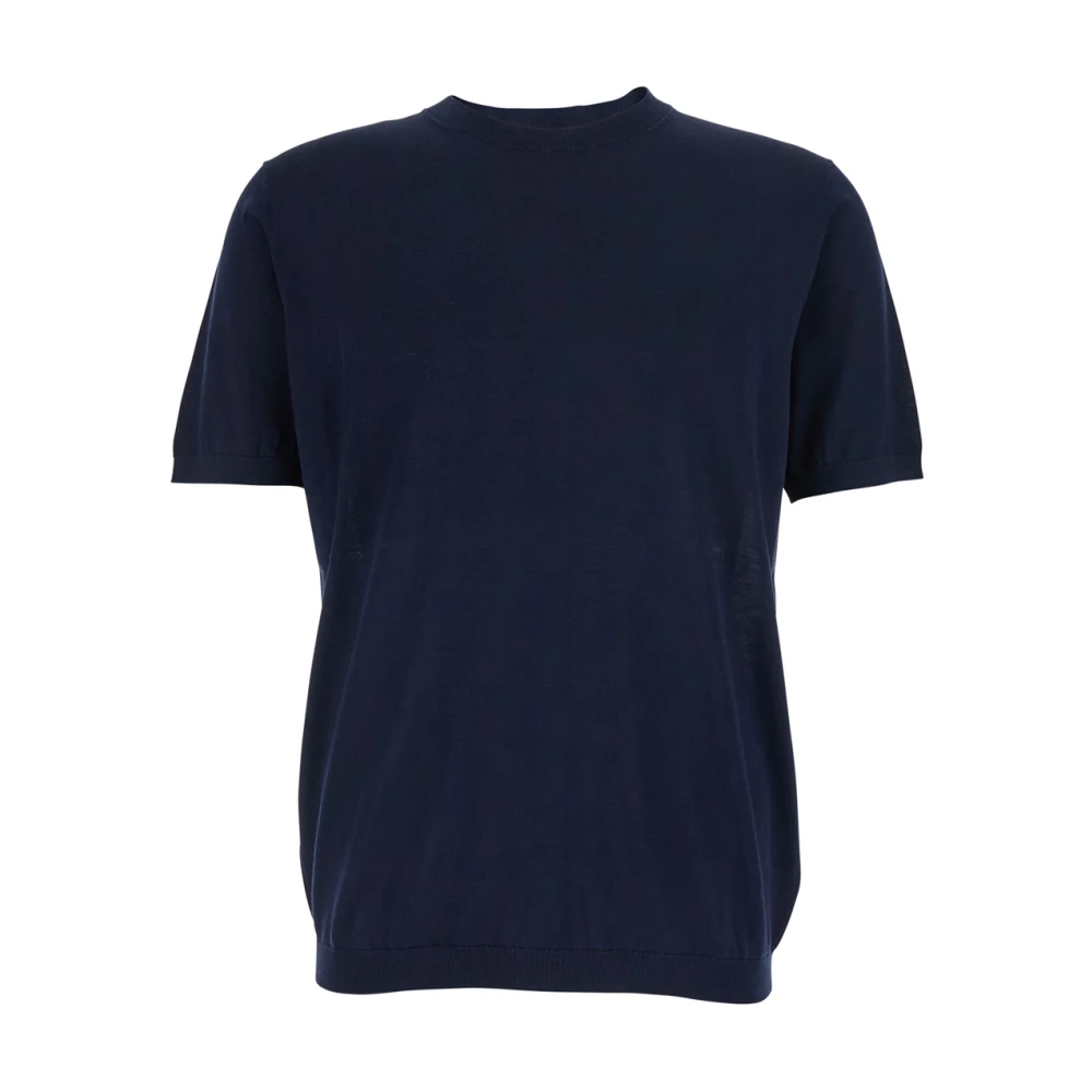 Kangra Men's Blue Round-Neck Knitwear, 3XL, Maglia Giro M/M F.16gg