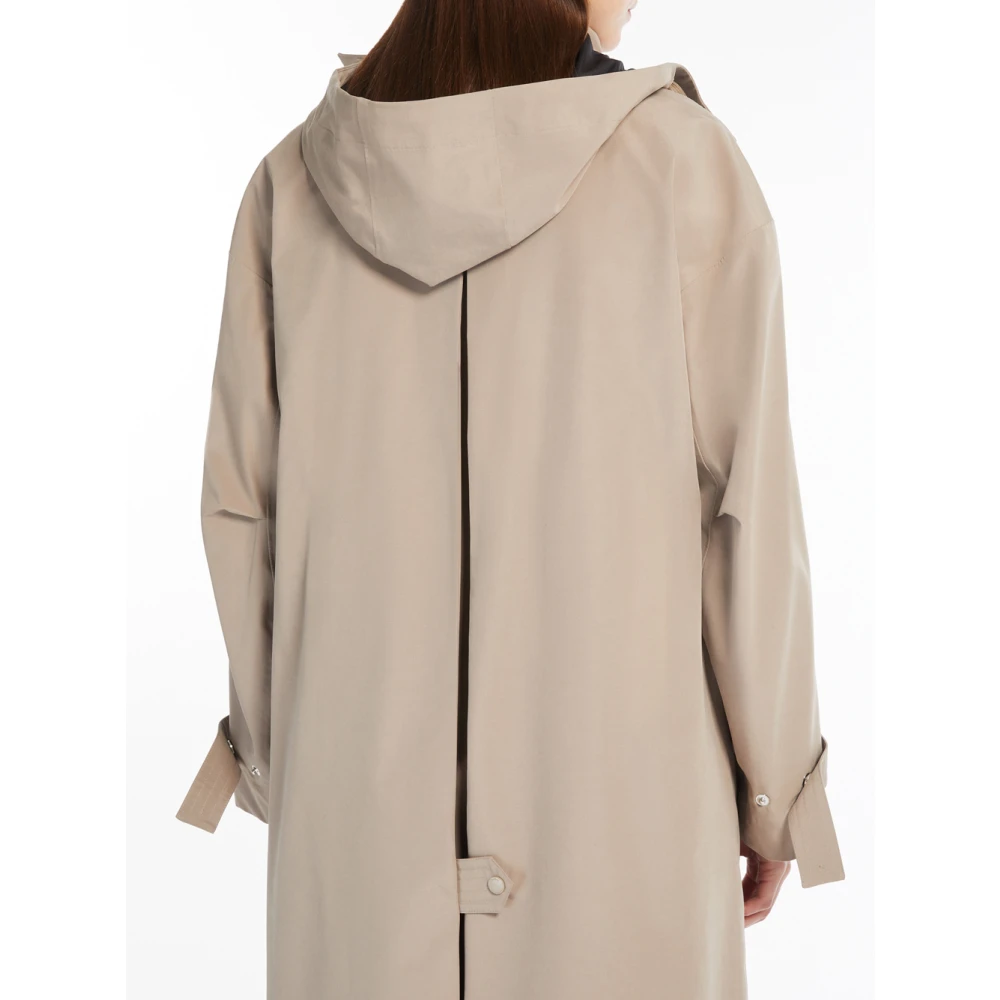 Max Mara Beige Carter Trenchcoat met Afneembare Vest Beige Dames