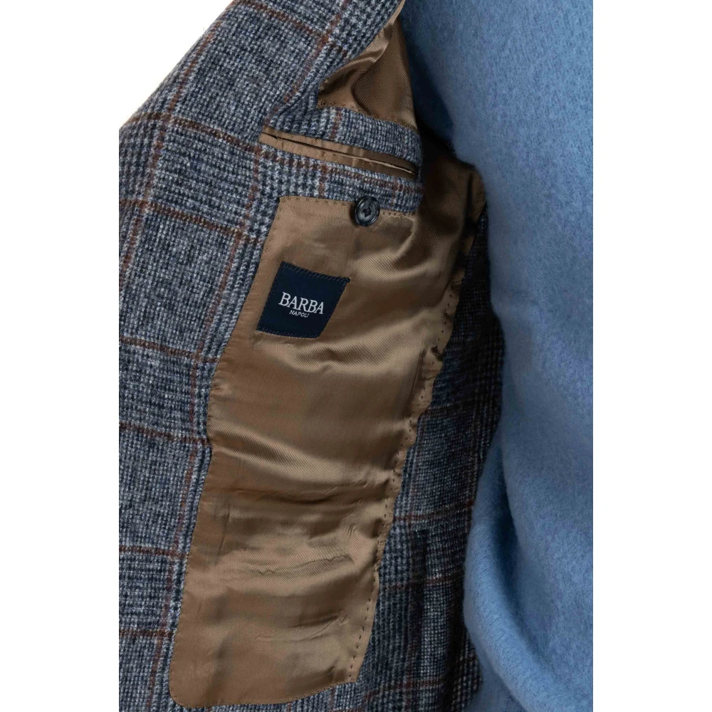 Barba MultiColour Jas Drie Knoop Stijl Multicolor Heren