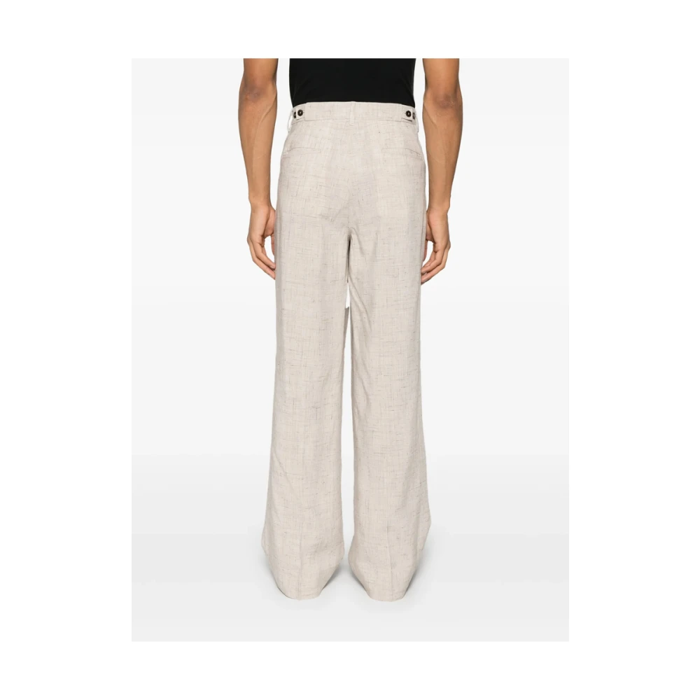 Barena Venezia Beige Broek met knopen Beige Heren