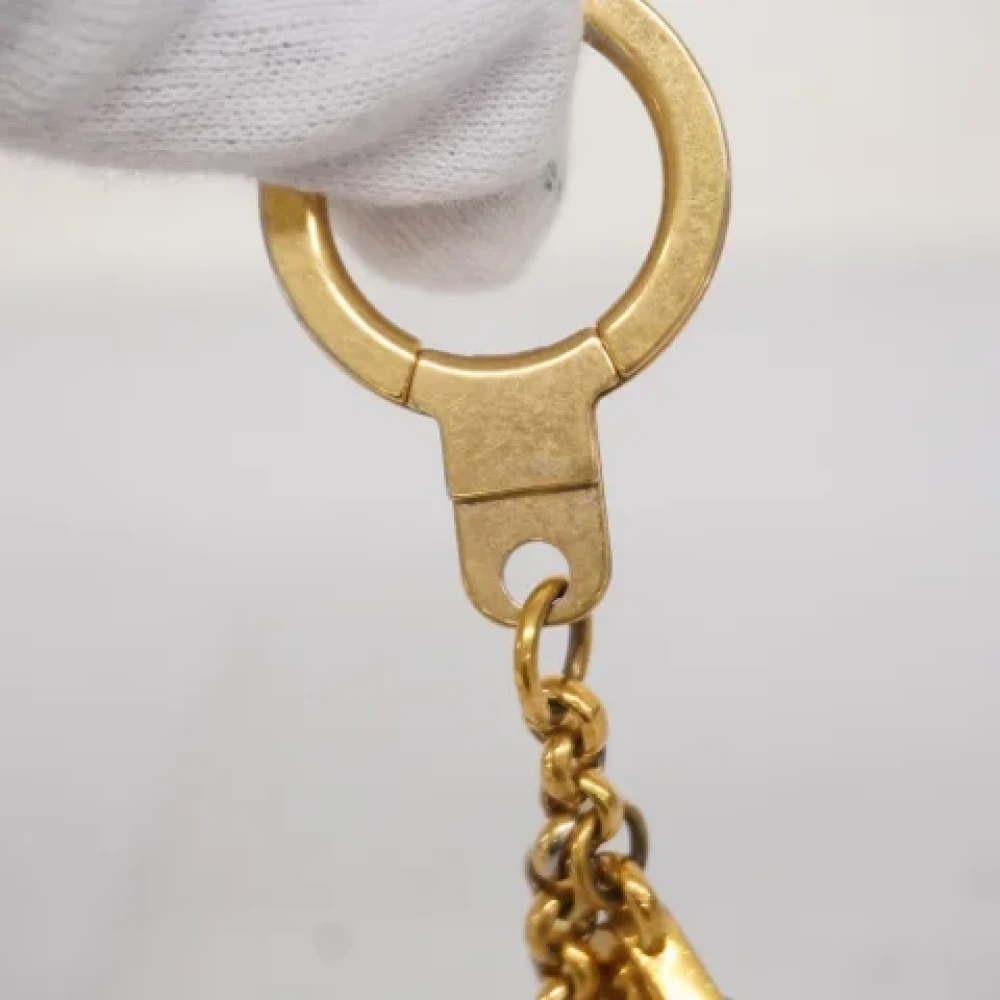 Louis Vuitton Vintage Pre-owned Metal key-holders Yellow Dames